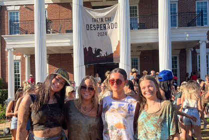 Theti Chi event with Sorority Girls